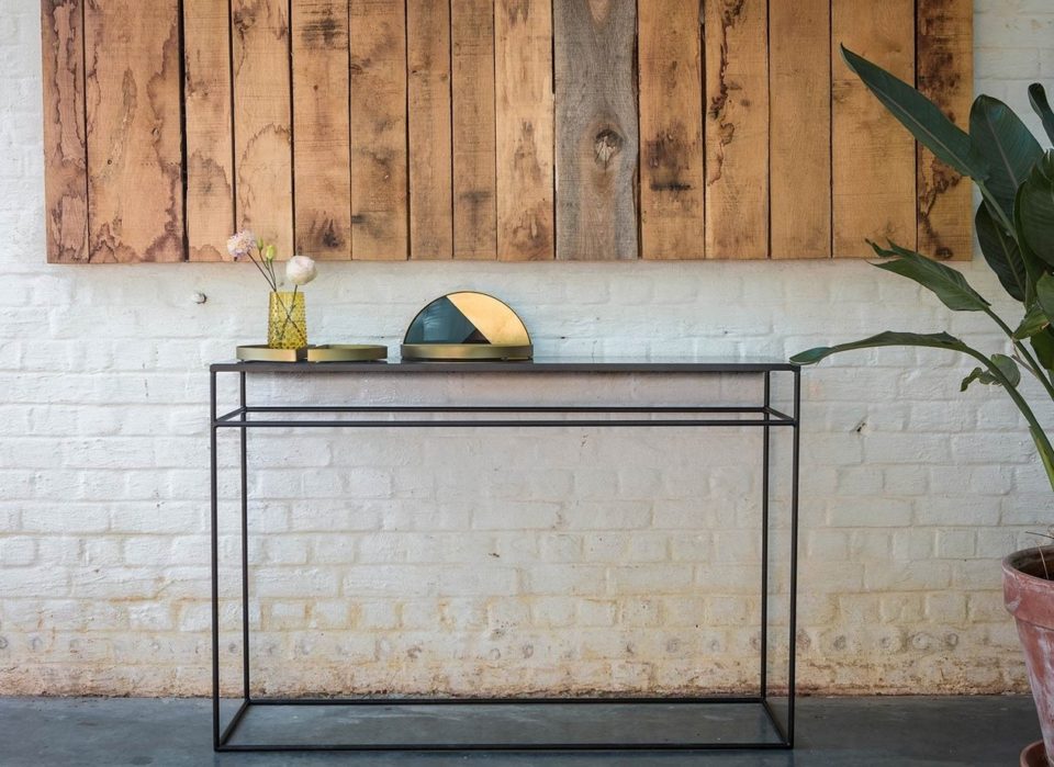 Console plateau miroir Ethnicraft Nantes