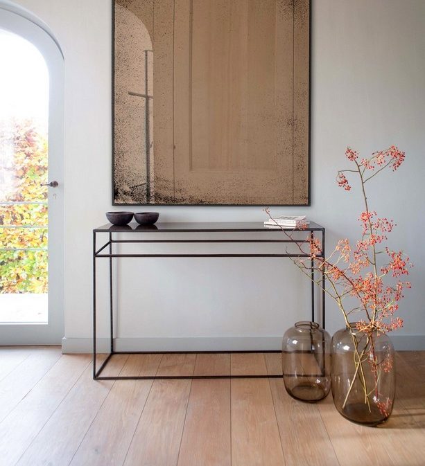 Console plateau miroir bronze AGED Ethnicraft