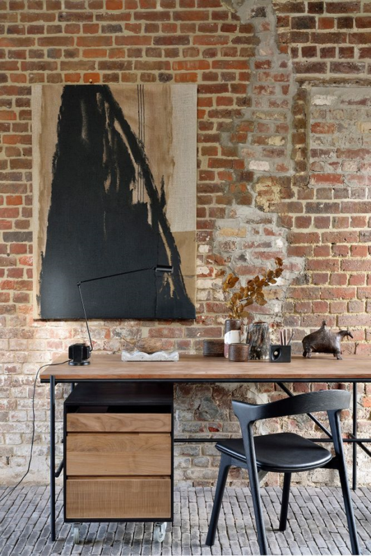 Bureau Ethnicraft Nantes en chêne vendu par Label Maison