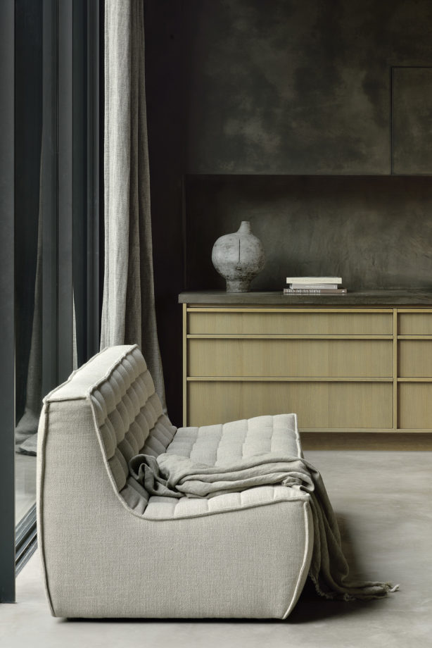 Canapé N701 3 places beige Ethnicraft - Label Maison