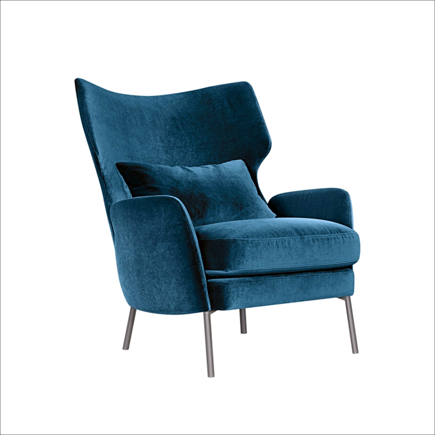 Fauteuil Sits Bleu ALEX - Label Maison Rezé