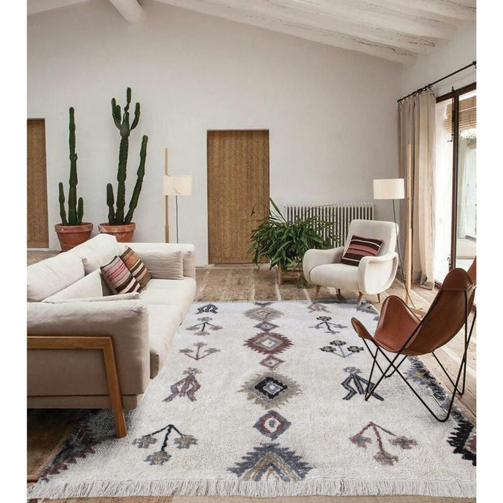 tapis dawlish de la marque Vivaraise dans un salon