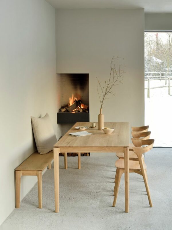 Chaise et table Ethnicraft - Modèle BOK