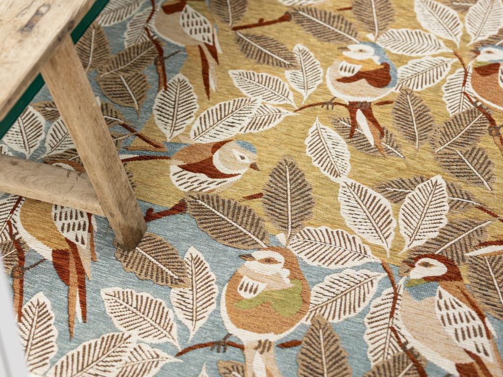 Tapis Vivaraise avec des oiseaux : le tapis Zazu